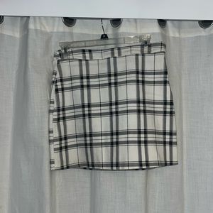 Black and white skirt